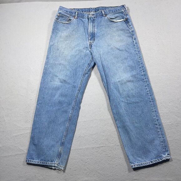 Levi's 550 Relaxed Straight Jeans Men’s‎ 40x30 (Fits 38x29) Blue Denim Workwear - Picture 1 of 12